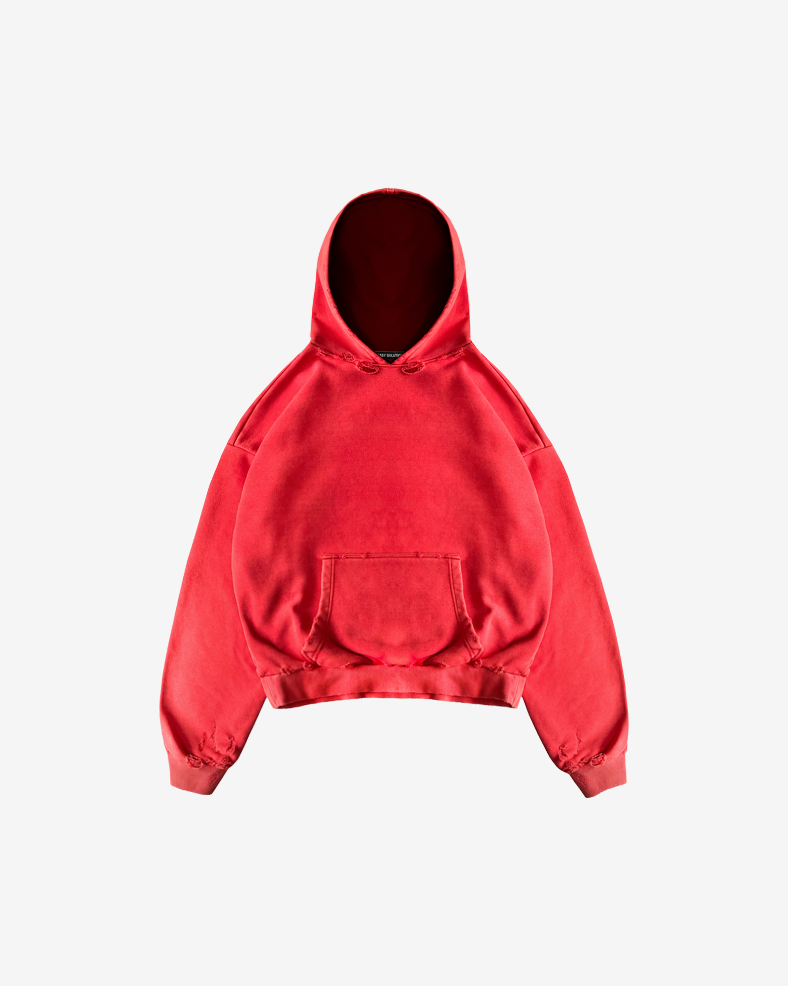 HEAVYWEIGHT FADED DISTRESSED HOODIE