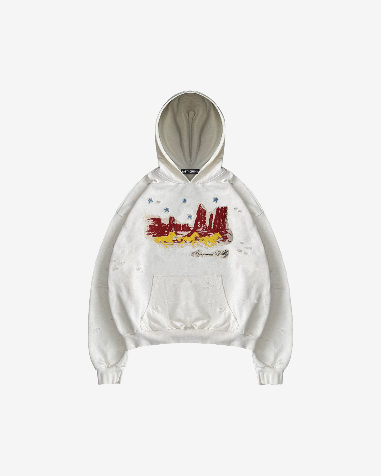 MONUMENT VALLEY APPLIQUÉ HOODIE