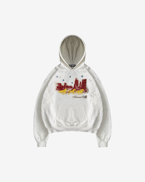 トップス rurumu:/Ainsel applique gradation hoodie MONUMENT VALLEY APPLIQUÉ HOODIE – EASY SOLUTION