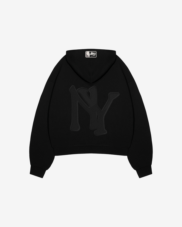 NEW YORK EMBROIDERD BLACK EDITION HOODIE
