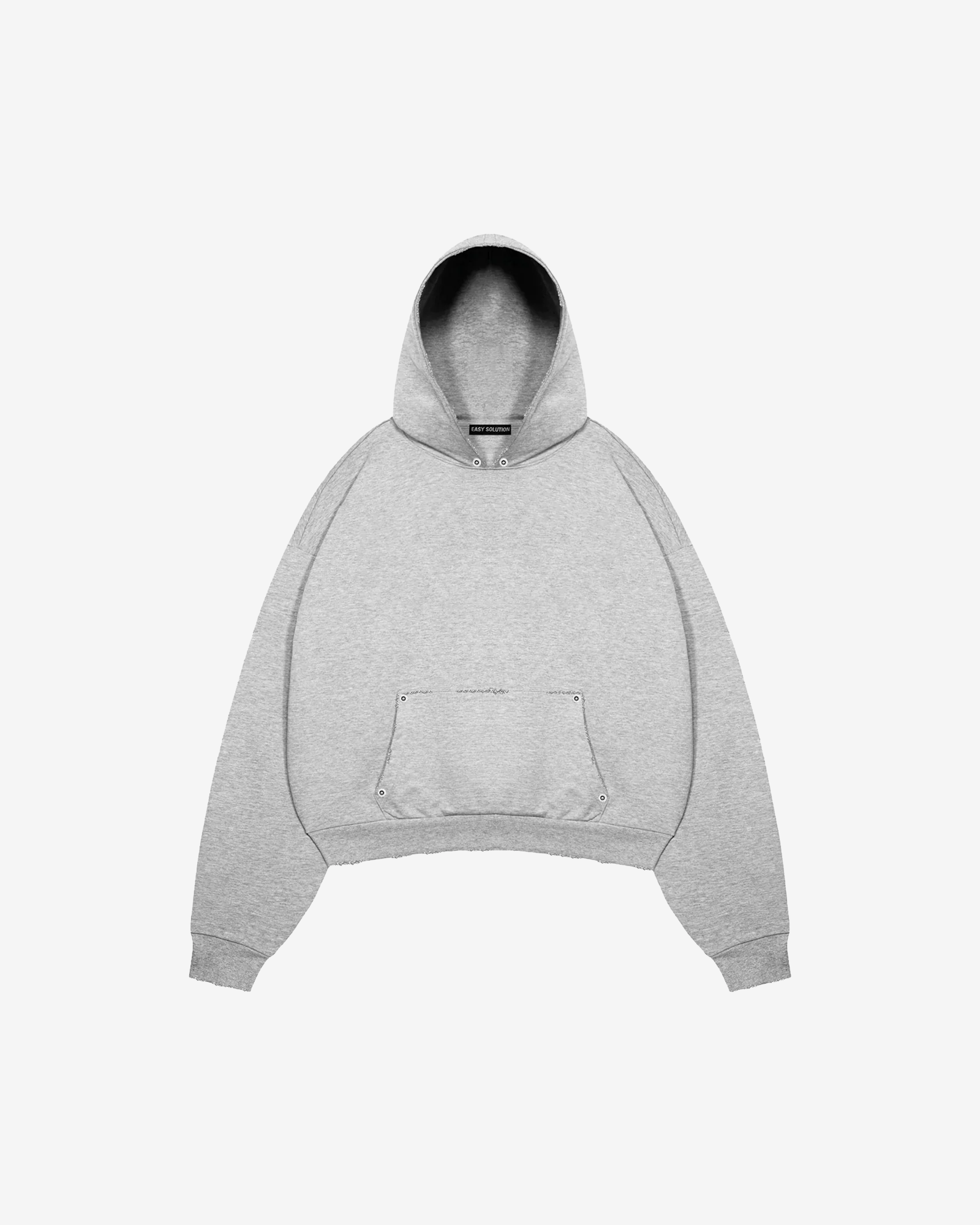 RIVETS DISTRESSED HOODIE