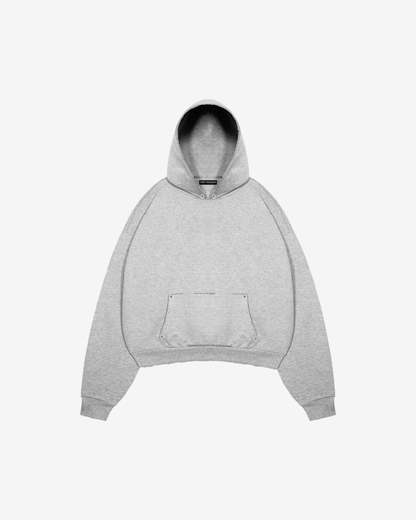 RIVETS DISTRESSED HOODIE