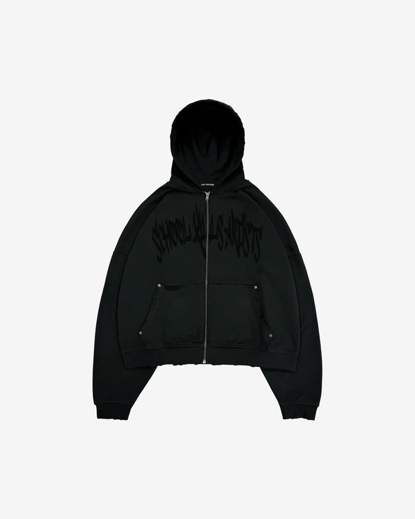 SCHOOL KILLS ARTISTS ZIPPED HOODIE