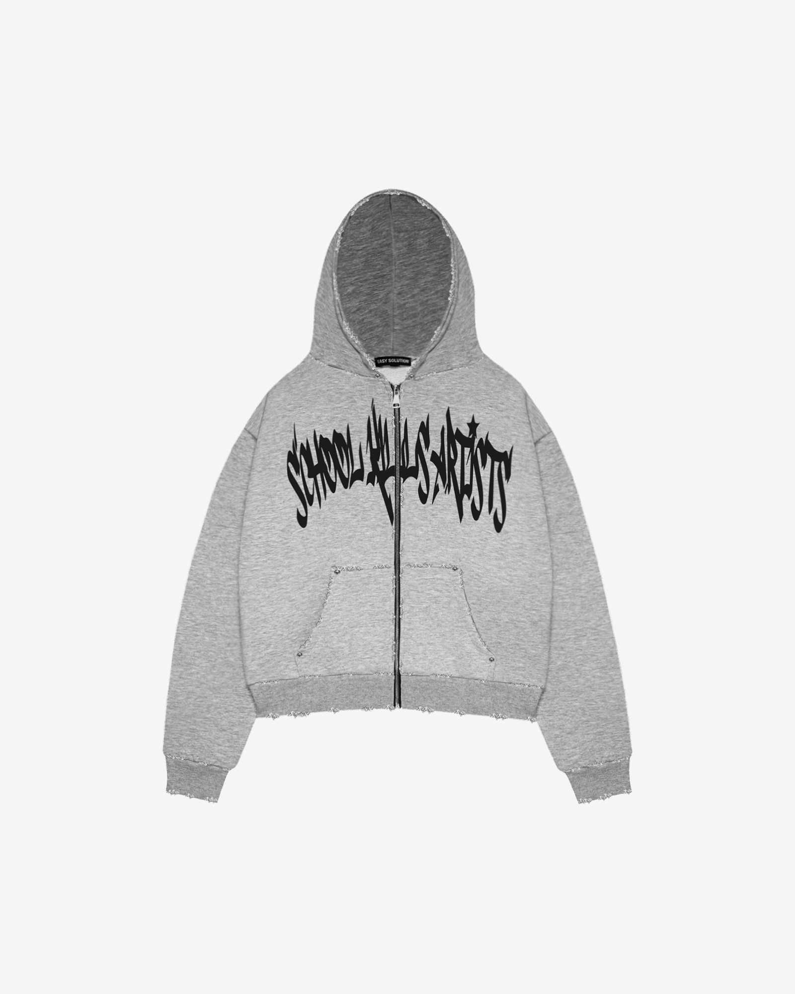 SCHOOL KILLS ARTISTS ZIPPED HOODIE